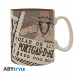 Mug: One Piece "Wanted Ace"