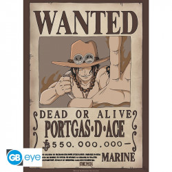 One Piece Poster: "Wanted Ace"