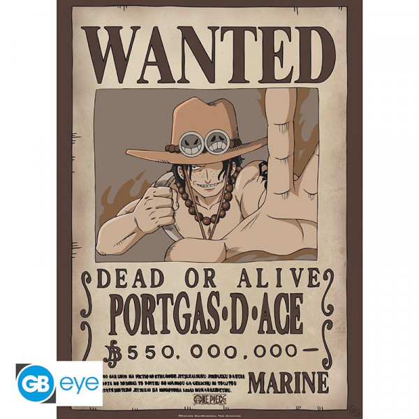 One Piece Αφίσα: "Wanted Ace"