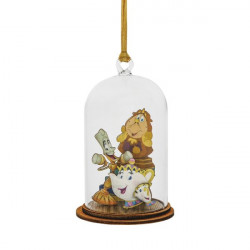 Ornament Display: Beauty and the Beast Enchanting Dome "Loyal Servants"