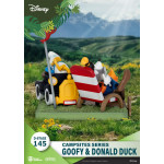 Disney D-Stage: Goofy & Donald Diorama