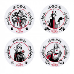 Plate set: Disney Villains