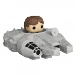 Bitty POP! Vinyl Figure: Star Wars "Han Solo with Millenium Falcon" EXCLUSIVE ICXLUDED!
