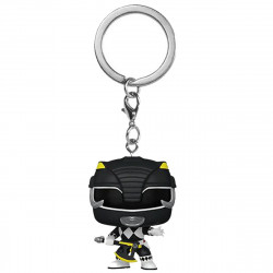 Power Rangers Pocket POP! Keychain: Black Ranger (30th Anniversary)