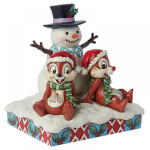 Disney Traditions: Chip & Dale "Snowman" by Jim Shore