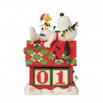 Snoopy "Countdown Figurine" by Jim Shore (Christmas  series)