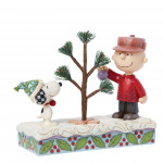 Peanuts του Jim Shore: Snoopy & Charlie Brown "Christmas Tree"