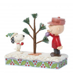 Peanuts του Jim Shore: Snoopy & Charlie Brown "Christmas Tree"