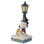 Peanuts "Snoopy & Woodstock Carolling Light-up" του Jim Shore (Χριστουγενιάτικη σειρά)