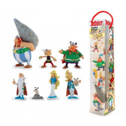 Tube: Asterix fight with 7 Mini-figurines - The Village