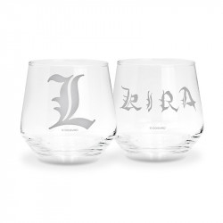 Glass set: Death Note "Kira & L"