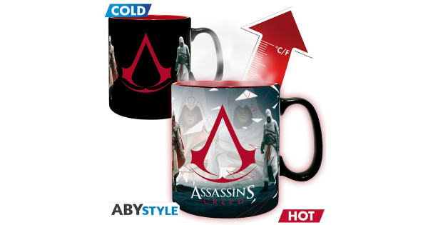 Mug Thermique Assassin's Creed "The Assassins" 460 Ml Par ABYstyle - Neuf Sous Blister