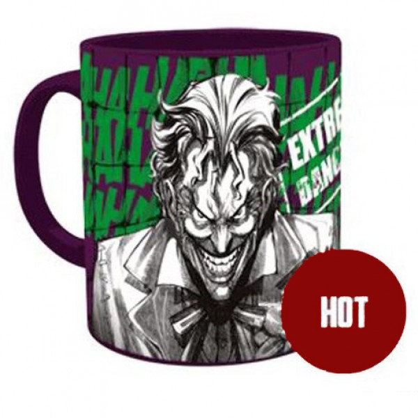 Heat Change Mug: The Joker Certified Insane - MG-DC-005-HC