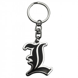 Keychain: Death Note "L" Symbol