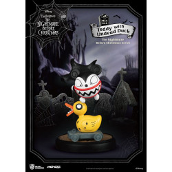 Nightmare Before Christmas Mini Egg Attack Figure: Teddy with Undead Duck