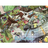 Rick And Morty 1000 Piece Jigsaw Puzzle - 45 X 66 Cm, Official Art, For Ages 14+
