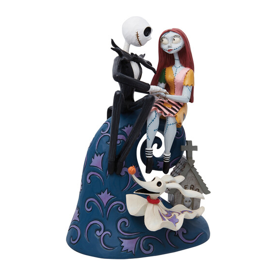 Disney Traditions: Jack, Sally, Zero and his Gravestone 