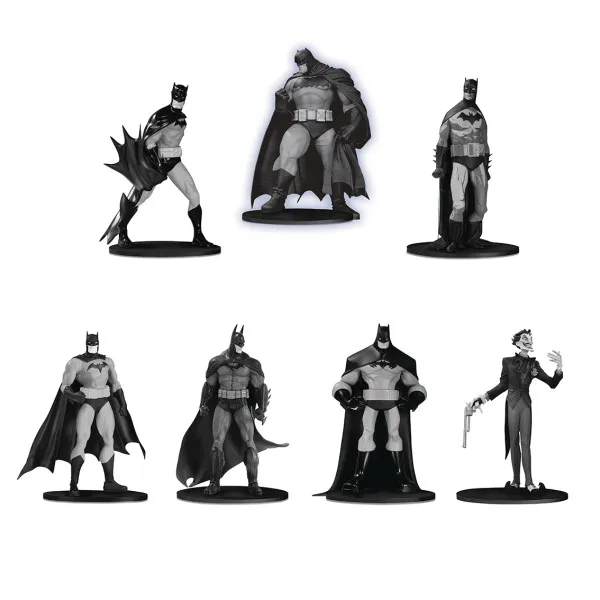 Batman Black & White Minifigure 7-Pack Box Set #3