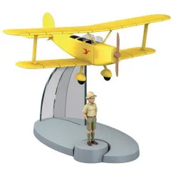 Biplan Udet U12 Flamingo with Tintin