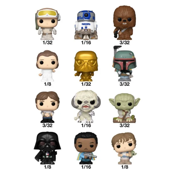 Bitty POP! Vinyl Figure Mystery Booster Pack-2: Star Wars (assorted)