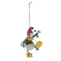 Χριστουγεννιάτικο στολίδι: Ντόναλντ Ντακ "Wrapped in Lights" του Jim Shore 