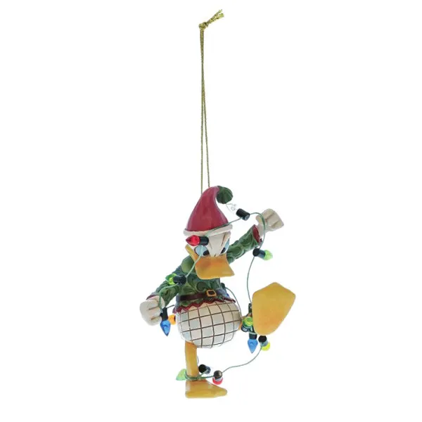 Χριστουγεννιάτικο στολίδι: Ντόναλντ Ντακ "Wrapped in Lights" του Jim Shore