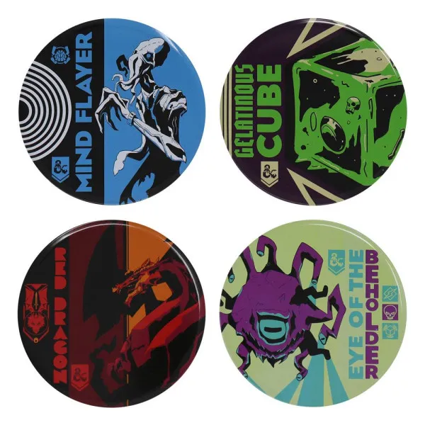 Coaster 4-Pack: Dungeons & Dragons