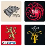 Σουβέρ (σετ των 4): Game of Thrones  "Οίκοι"