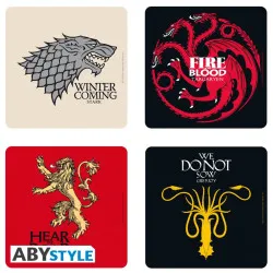 Coaster 4-Pack: Game of Thrones "Houses"
