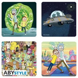 Coaster 4-Pack: Rick & Morty "Generic"