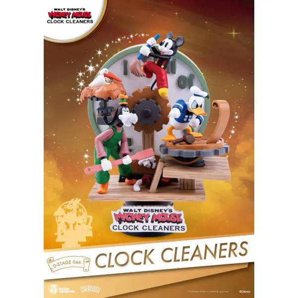 D-Stage Diorama: Mickey Mouse Clock Cleaners