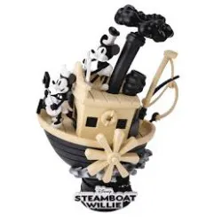 D-Stage Diorama: Steamboat Willie - Mickey & Minnie