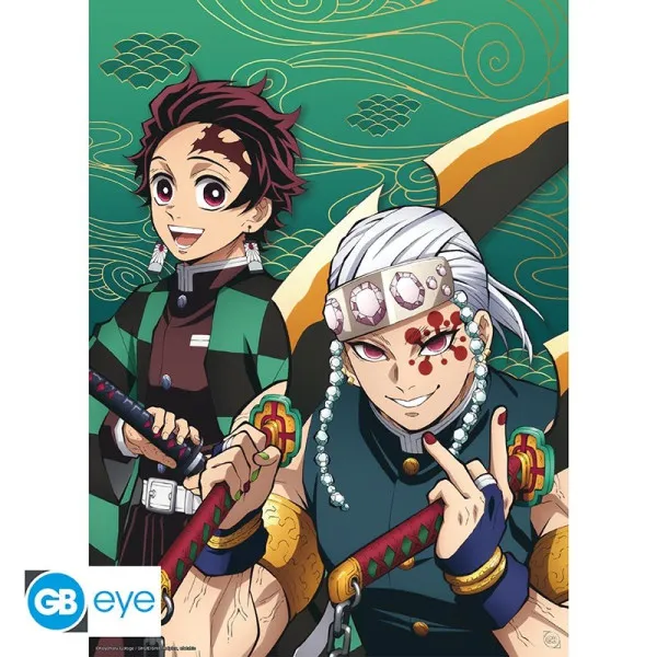 Demon Slayer Poster: Tanjiro & Tengen