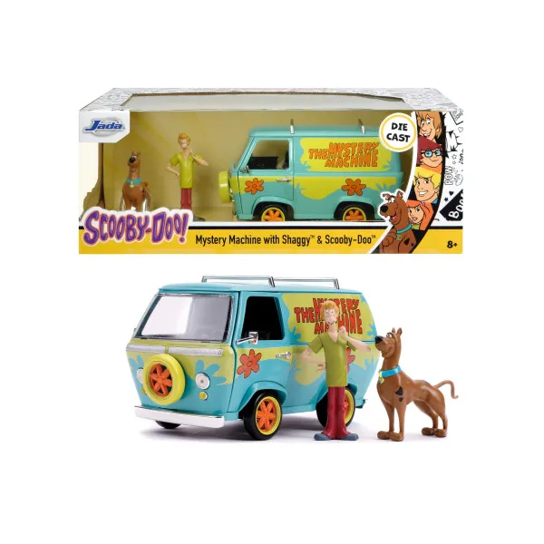 Diecast Mystery Van με τον Σκούμπι-Ντου και τον Σάγκι (Κλίμακα 1:24)