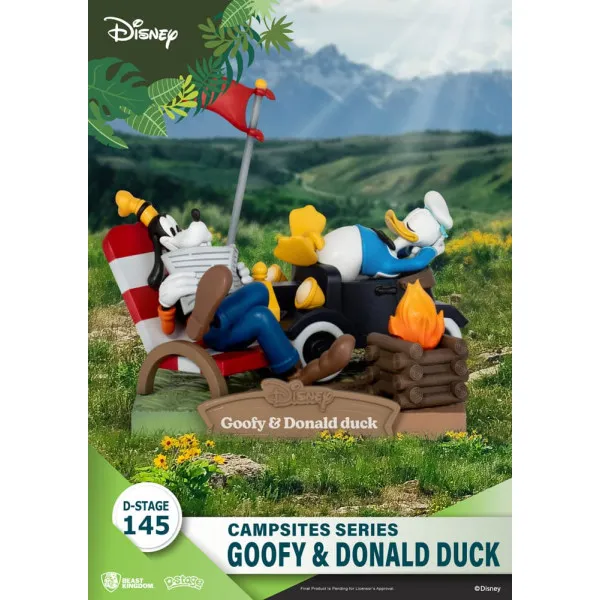 Disney D-Stage: Goofy & Donald Diorama