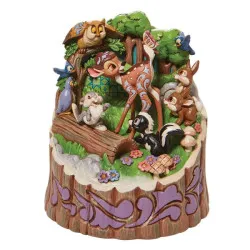 Disney Showcase "Carved by Heart": Bambi's Forrest Friends του Jim Shore