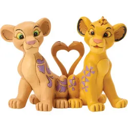 Disney Traditions Ο Βασιλιάς των Λιονταριών: Σίμπα & Νάλα Heart Tails "The Circle of Love" του Jim Shore