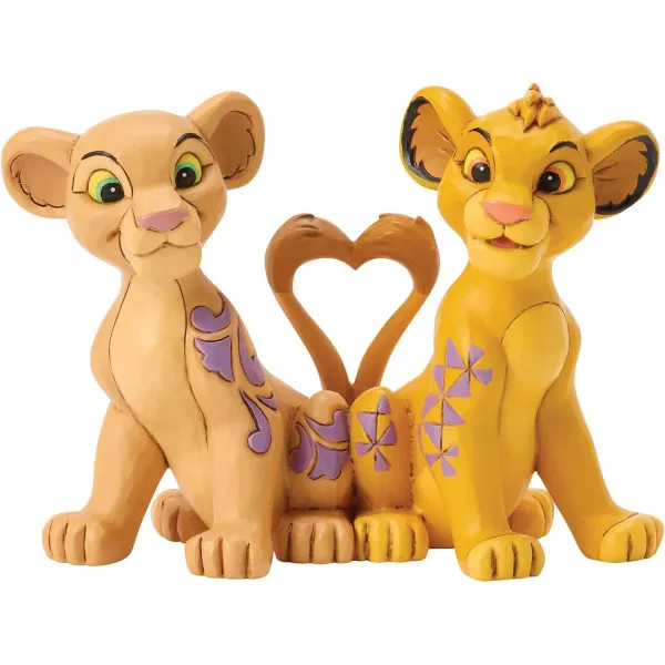 Disney Traditions Ο Βασιλιάς των Λιονταριών: Σίμπα & Νάλα Heart Tails "The Circle of Love" του Jim Shore