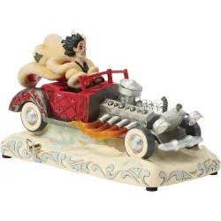 Disney Traditions: 101 Dalmatians - Cruella De Vil ''Driving De Vil-ishly'' Musical Figure του Jim Shore