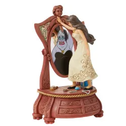 Disney Traditions: Ariel, The Little Mermaid "Sinister Reflections (Vanessa Vanity Mirror Figurine)" by Jim Shore