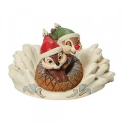 Disney Traditions: Chip & Dale "Sledding Figurine" by Jim Shore