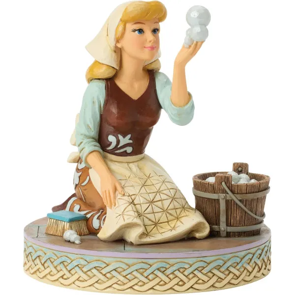 Disney Traditions: Cinderella Bubbles "Hope in Every Bubble" του Jim Shore