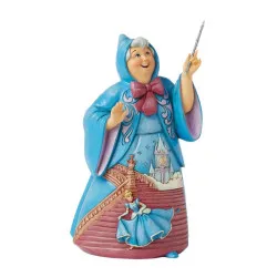 Disney Traditions: Cinderella's Fairy Godmother "Midnight Magic" του Jim Shore