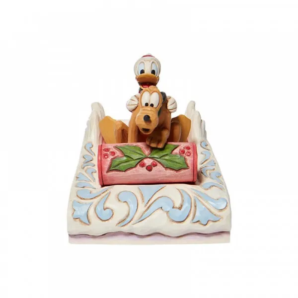 Disney Traditions: Donald and Pluto Sledding "A Wild Ride" του Jim Shore