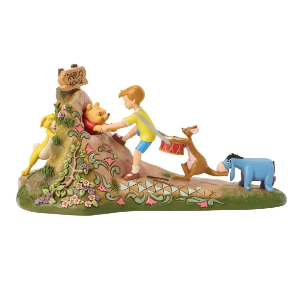 Disney Traditions: Winnie The Pooh "Friends to the Rescue" του Jim Shore  (Pooh & Friends Anniversary)