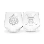 Glass set: One Piece "Luffy & Ace"