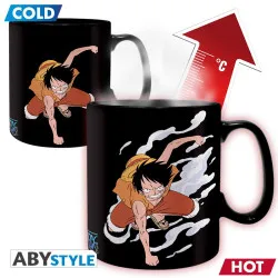 Heat Change Mega Mug: One Piece "Luffy & Ace"