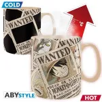 Heat Change Mega Κούπα: One Piece "Wanted"