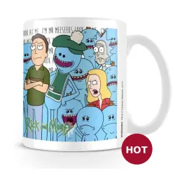 Heat Change Mug: Jerry and Mr Meeseeks