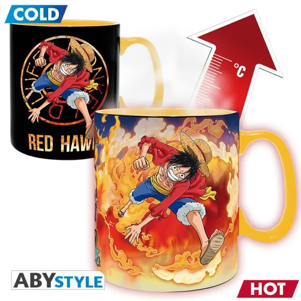 Heat Change Mug: One Piece "Luffy & Sabo"